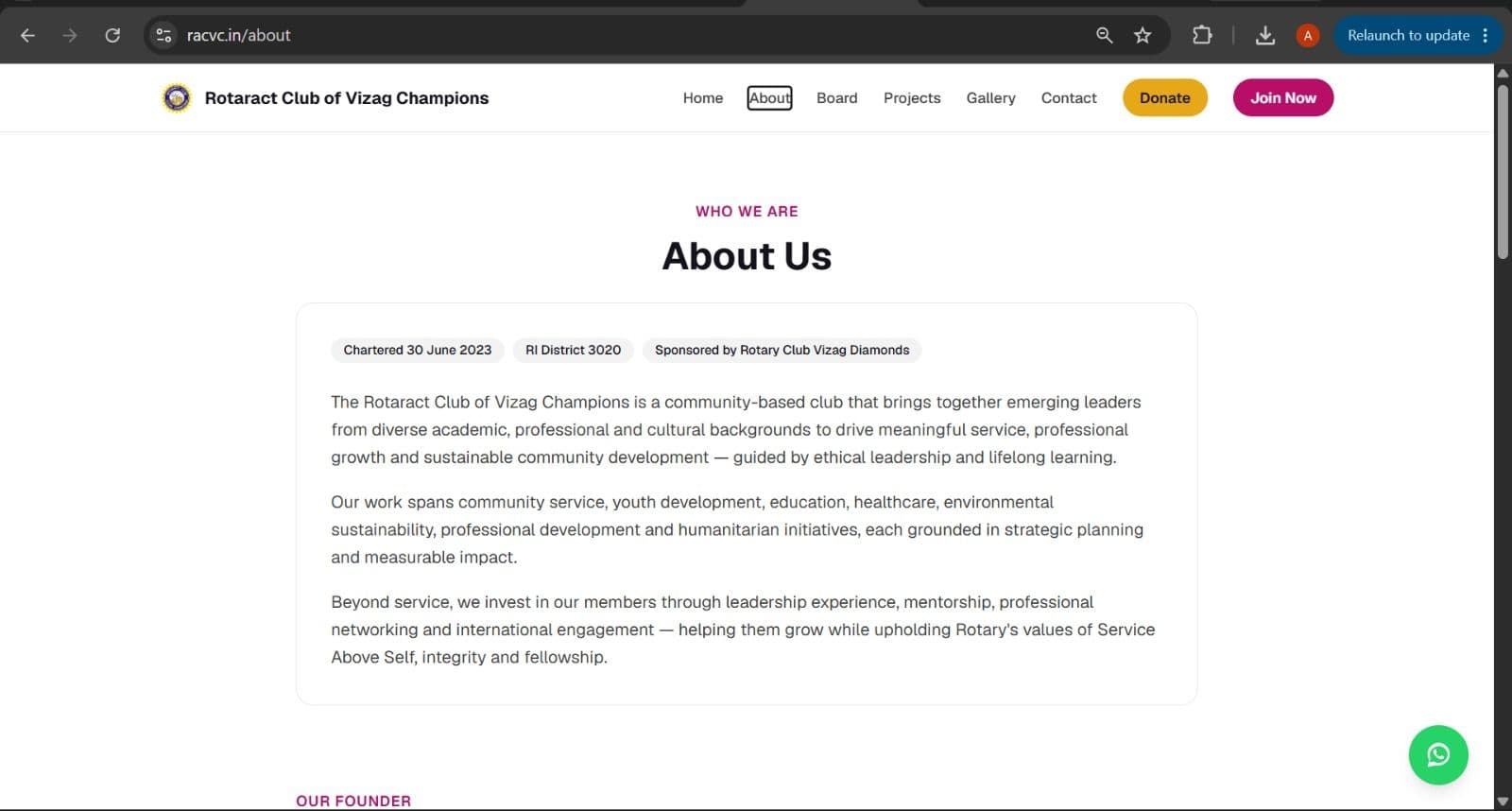 Website Launch 2